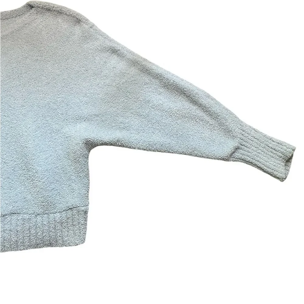 Sincerely Jules Pale Blue Fuzzy Dolman Sleeve Sweater